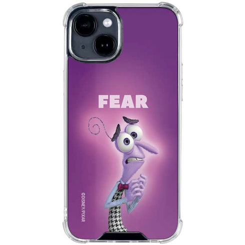 Disney Inside Out Fear Portrait iPhone 15 Clear Case